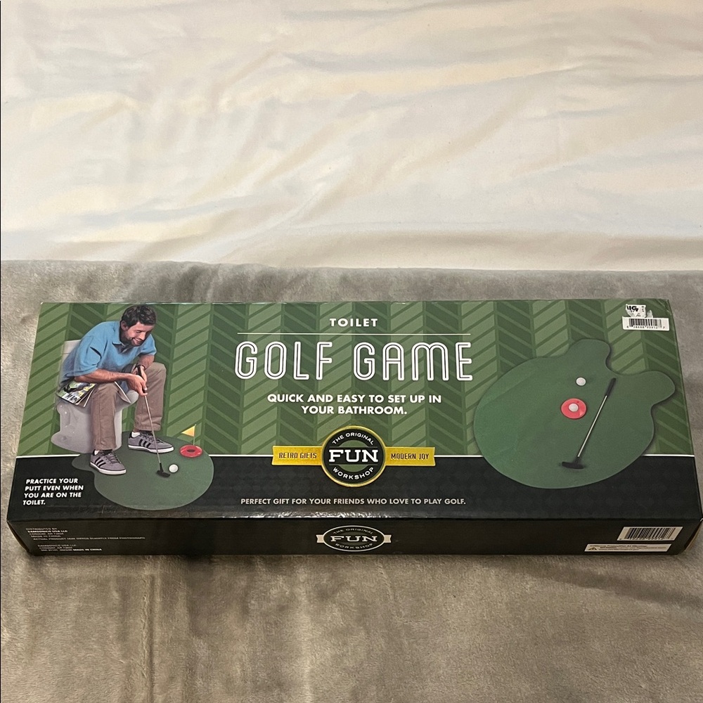 Toilet Golf Game Set - Green